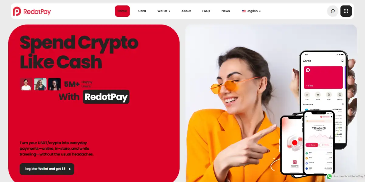 RedotPay hero image