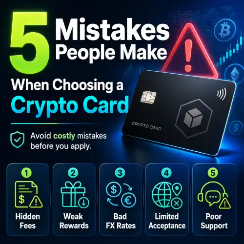 5 Mistakes People Make When Choosing a Crypto Card (And How to Avoid Them)